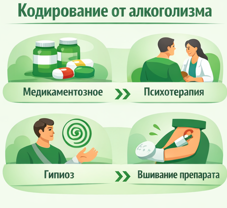 кодирование от алкоголизма в Добрянке Санати